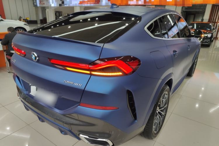 Used BMW X6 2020 xDrive30i M Sport Package Rear Right 45 Deg