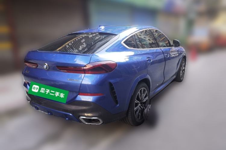 Used BMW X6 2020 xDrive40i M Sport Package Rear Right 45 Deg