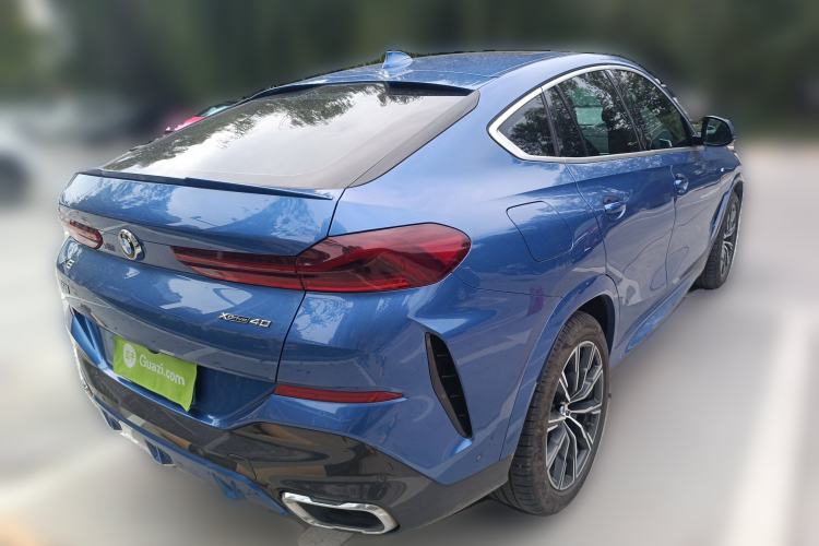 Used BMW X6 2020 xDrive40i M Sport Package Rear Right 45 Deg