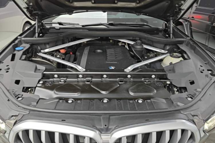 Used BMW X6 2020 xDrive40i Luxury Model with M Sport Package Engine Bay