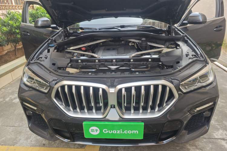 Used BMW X6 2020 xDrive40i Luxury Model with M Sport Package Engine Bay