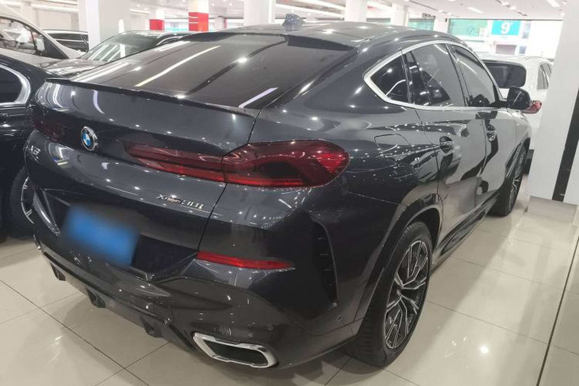 Used BMW X6 2020 xDrive30i M Sport Package Rear Right 45 Deg