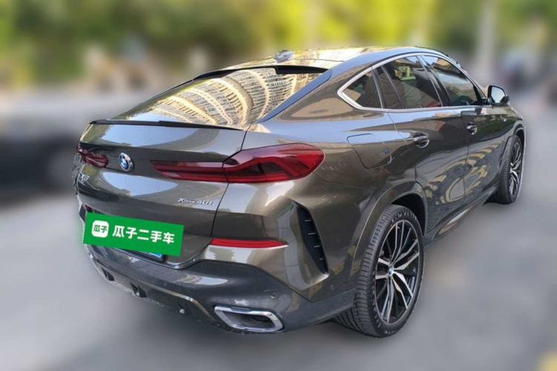 Used BMW X6 2020 xDrive40i Luxury Model with M Sport Package Rear Right 45 Deg
