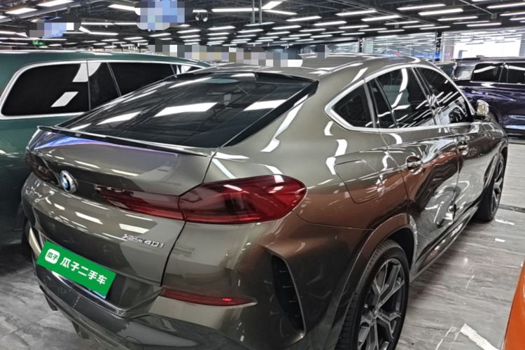 Used BMW X6 2020 xDrive40i Luxury Model with M Sport Package Rear Right 45 Deg