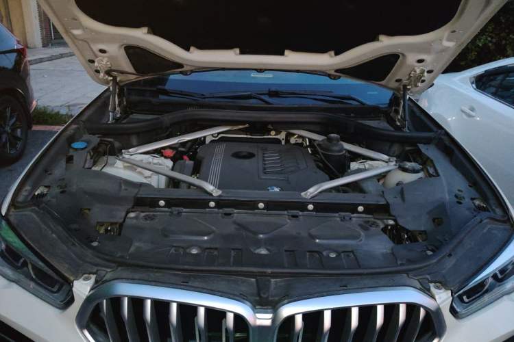 Used BMW X6 2020 xDrive40i Luxury Model with M Sport Package Engine Bay