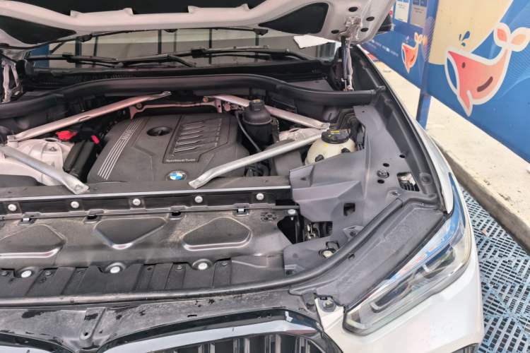 Used BMW X6 2020 xDrive40i Luxury Model with M Sport Package Engine Bay Left