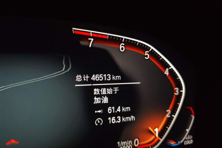 Used BMW X6 2020 xDrive40i M Sport Package Odometer Close Up