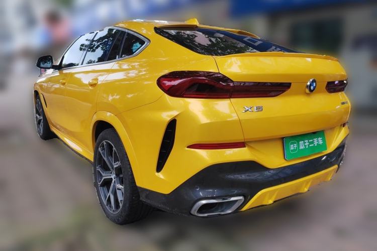 Used BMW X6 2020 xDrive40i Luxury Model with M Sport Package Rear Left 45 Deg