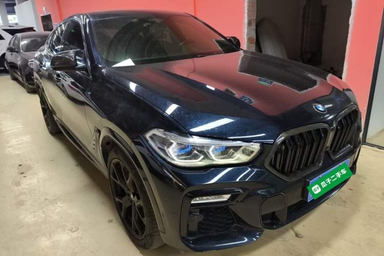 Used BMW X6 2021 Restyled xDrive40i Luxury Version M Sport Package Front Right 45 Deg