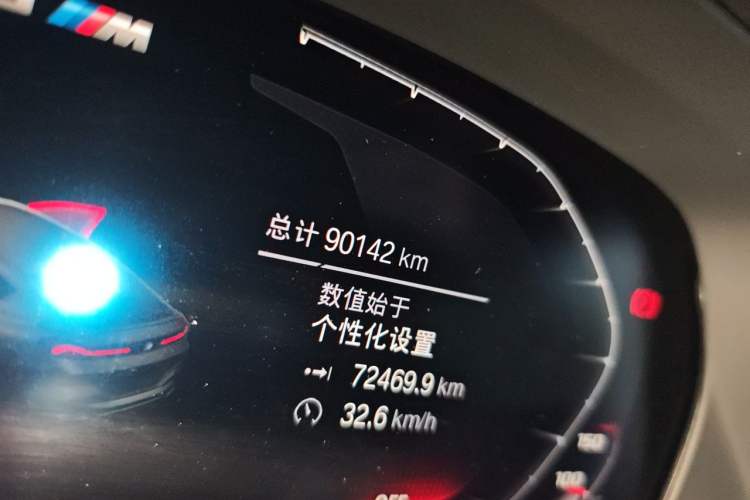 Used BMW X6 2021 xDrive40i M Sport Package Odometer Close Up