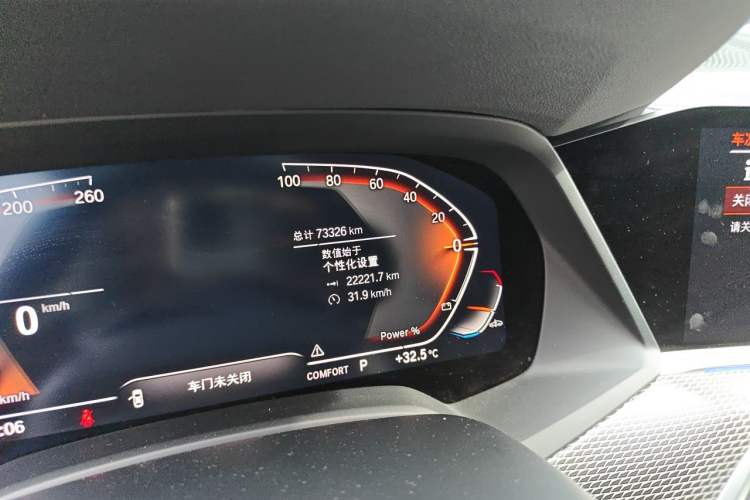 Used BMW X6 2021 xDrive40i M Sport Package Odometer Close Up
