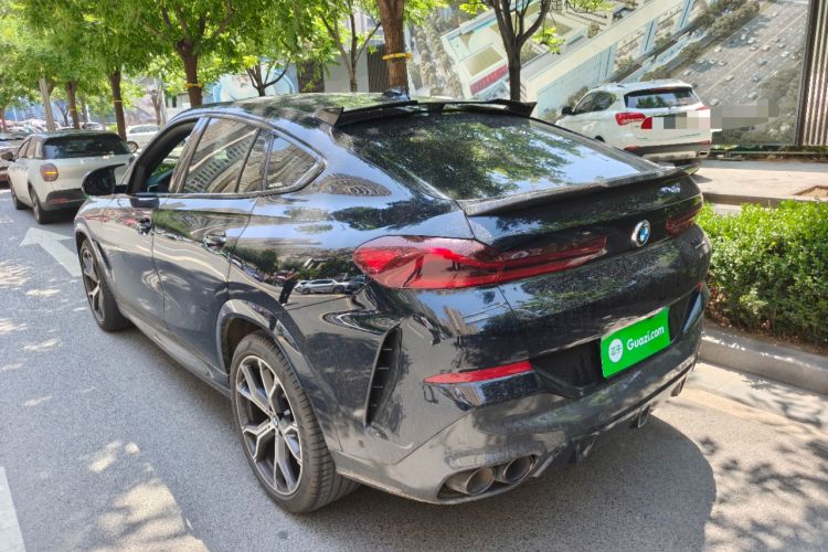 Used BMW X6 2021 xDrive40i Luxury Model with M Sport Package Rear Left 45 Deg