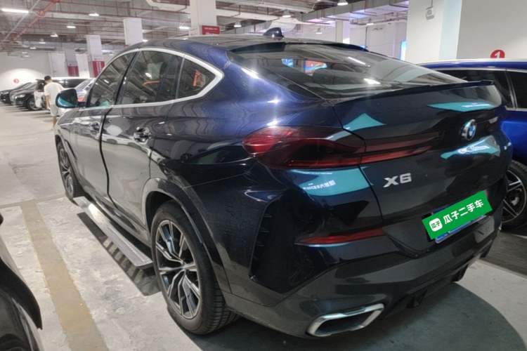 Used BMW X6 2021 xDrive40i M Sport Package Rear Left 45 Deg