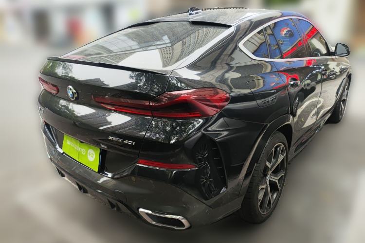 Used BMW X6 2021 xDrive40i Luxury Model with M Sport Package Rear Right 45 Deg