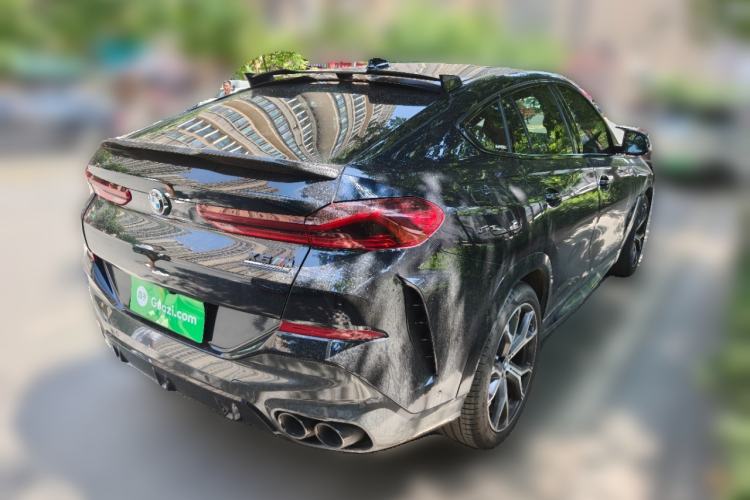 Used BMW X6 2021 xDrive40i Luxury Model with M Sport Package Rear Right 45 Deg