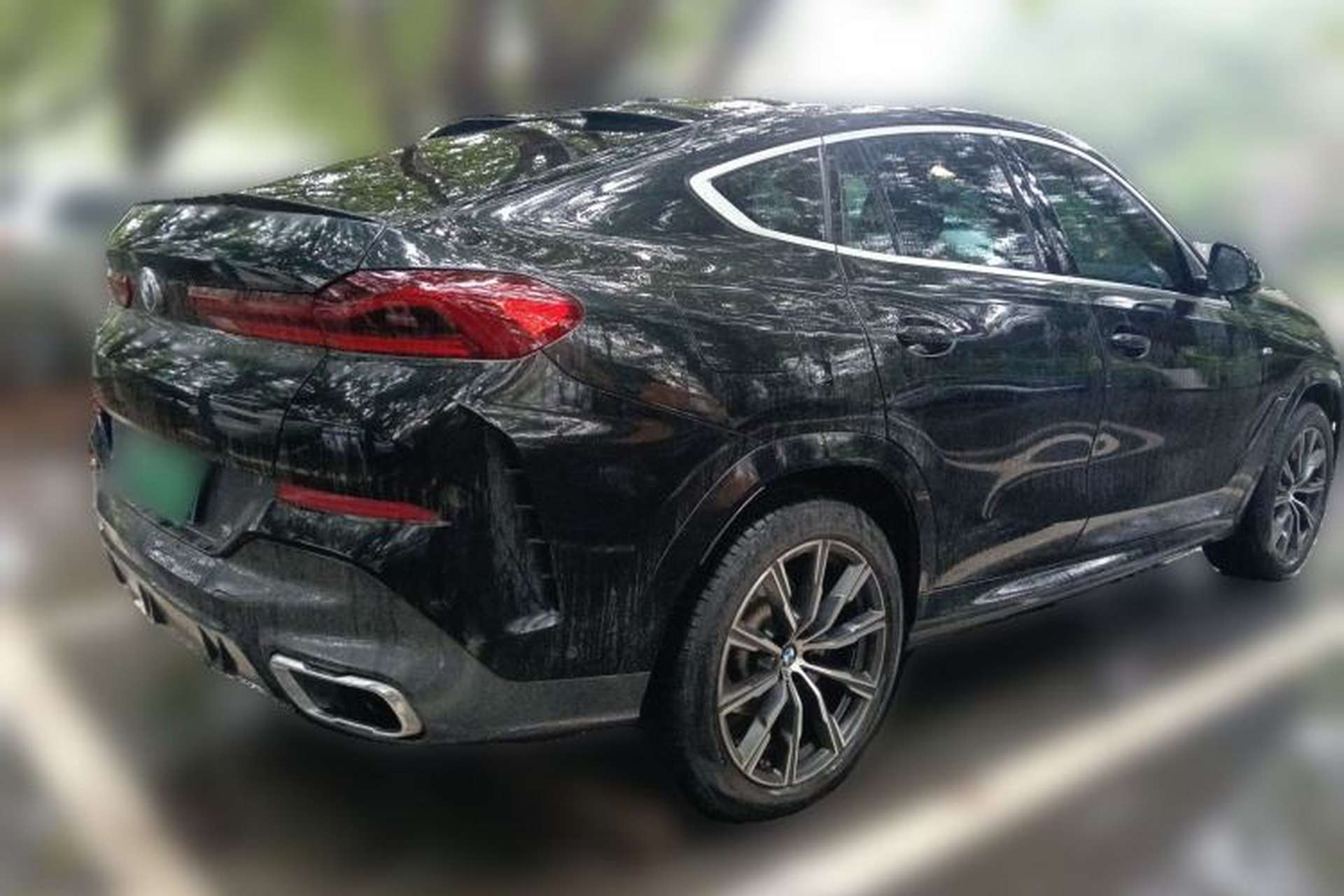 Used BMW X6 2021 xDrive30i M Sport Package Rear Right 45 Deg