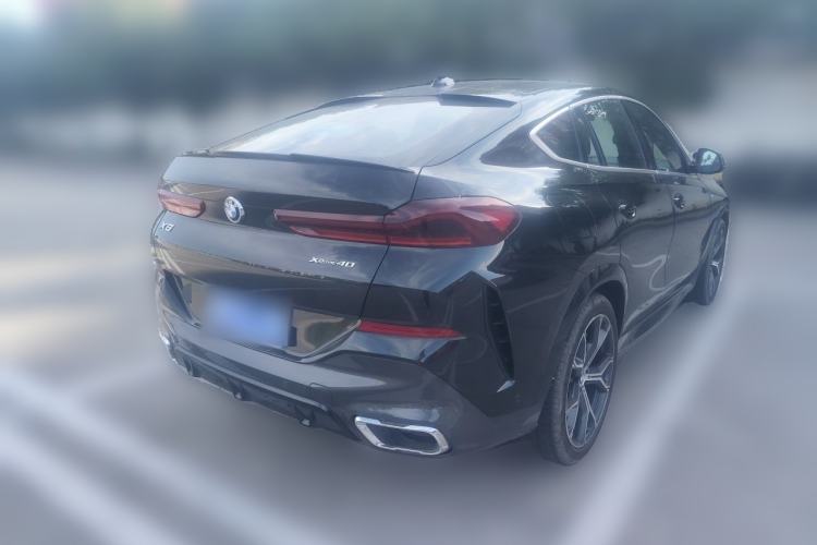 Used BMW X6 2021 xDrive40i Luxury Model with M Sport Package Rear Right 45 Deg