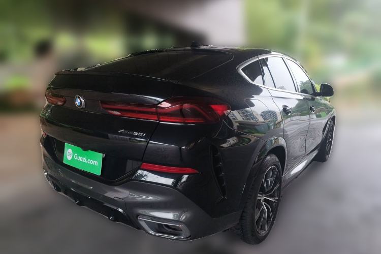 Used BMW X6 2021 xDrive30i M Sport Package Rear Right 45 Deg