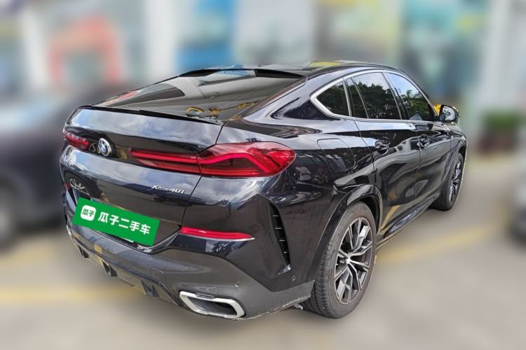Used BMW X6 2021 xDrive40i M Sport Package Rear Right 45 Deg