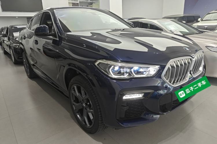 Used BMW X6 2021 Restyled xDrive40i Luxury Version M Sport Package Front Right 45 Deg