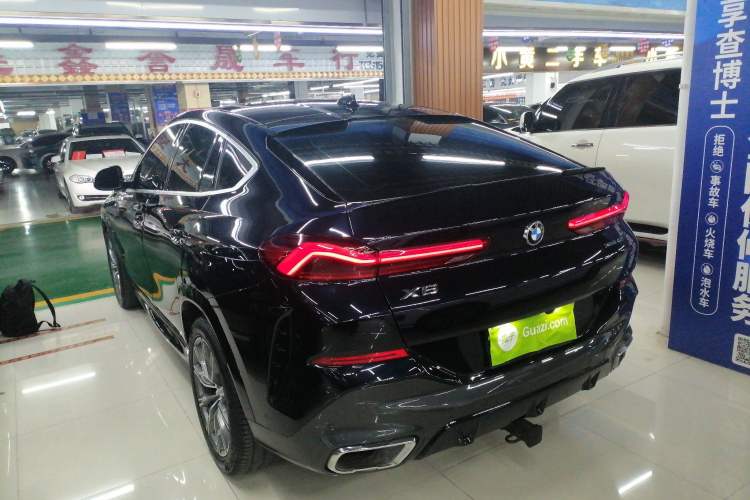 Used BMW X6 2021 xDrive40i M Sport Package Rear Left 45 Deg