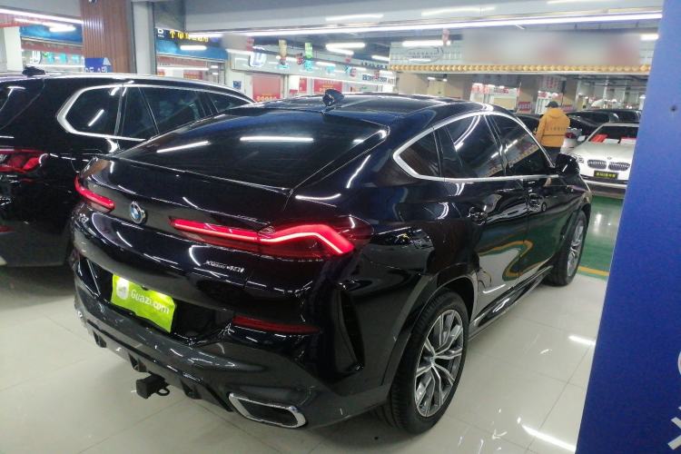 Used BMW X6 2021 xDrive40i M Sport Package Rear Right 45 Deg