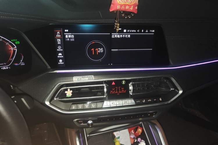 Used BMW X6 2022 Second Facelift xDrive40i Luxury Version M Sport Package Audio And AC Panel
