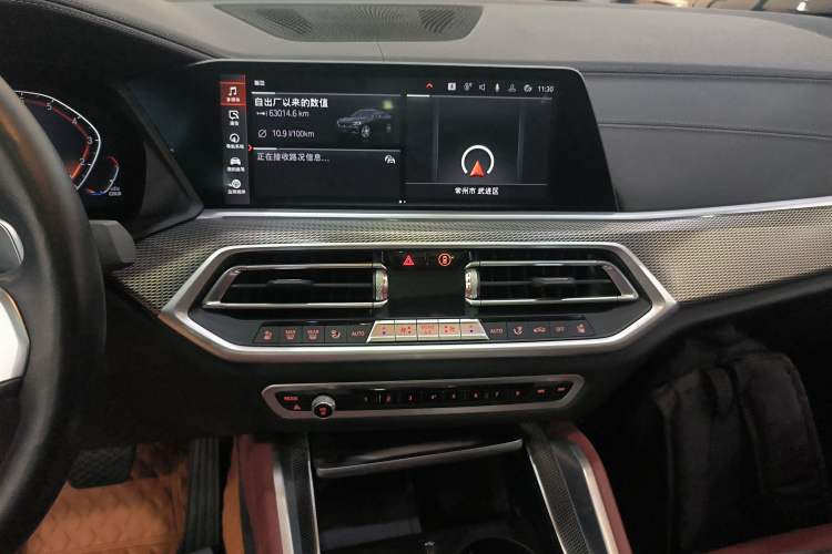 Used BMW X6 2022 xDrive40i Luxury Edition M Sport Package Audio And AC Panel