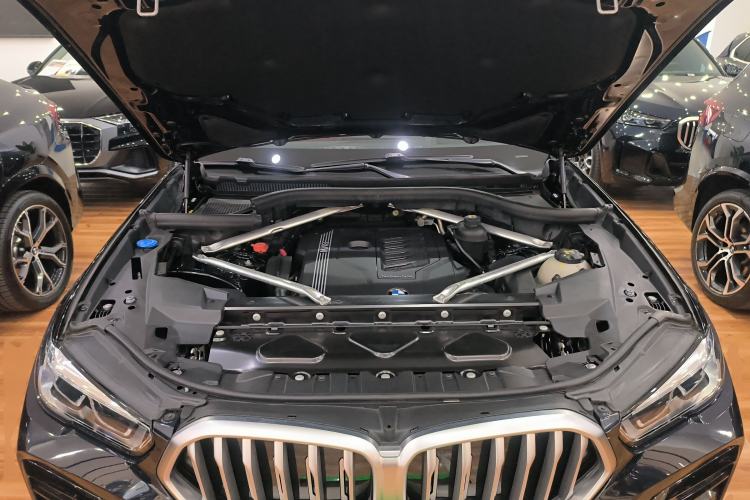 Used BMW X6 2022 xDrive40i Luxury Edition M Sport Package Engine Bay