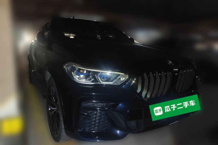 Used BMW X6 2022 Second Facelift xDrive40i Luxury Version M Sport Package Front Right 45 Deg