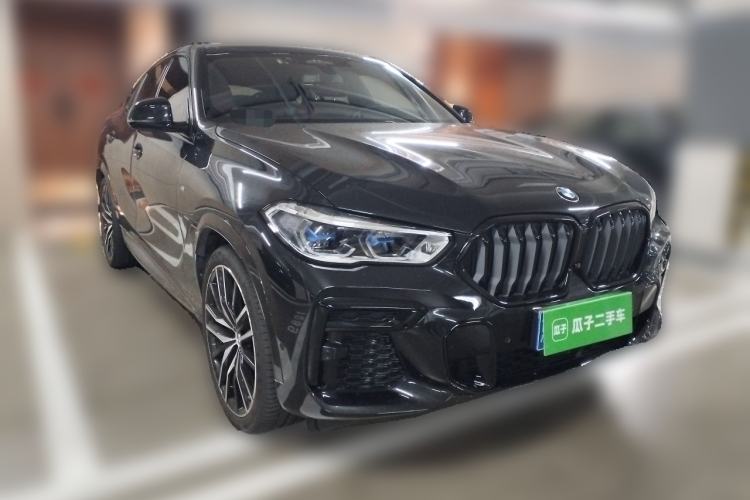 Used BMW X6 2022 Second Facelift xDrive40i Luxury Version M Sport Package Front Right 45 Deg