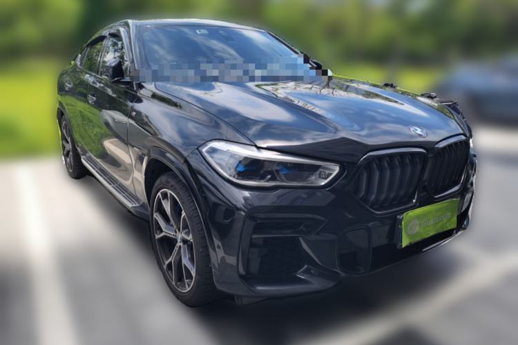 Used BMW X6 2022 Second Facelift xDrive40i M Sport Package Front Right 45 Deg