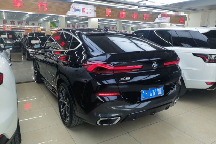 Used BMW X6 2022 xDrive40i Luxury Edition M Sport Package Rear Left 45 Deg