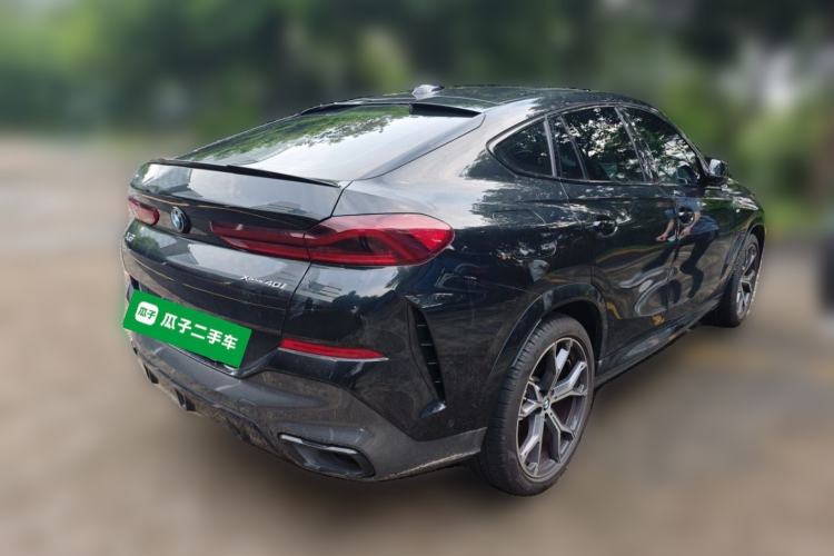 Used BMW X6 2022 Second Facelift xDrive40i M Sport Package Rear Right 45 Deg