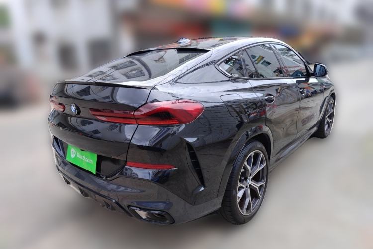 Used BMW X6 2022 Second Facelift xDrive40i M Sport Package Rear Right 45 Deg
