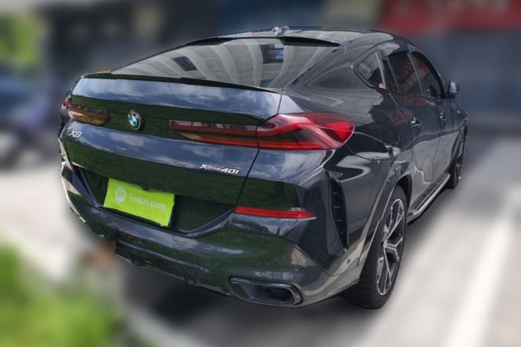 Used BMW X6 2022 Second Facelift xDrive40i M Sport Package Rear Right 45 Deg