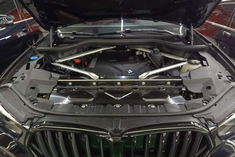 Used BMW X6 2022 Restyled xDrive30i M Sport Package Engine Bay