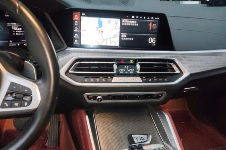 Used BMW X6 2022 Second Facelift xDrive40i M Sport Package Audio And AC Panel
