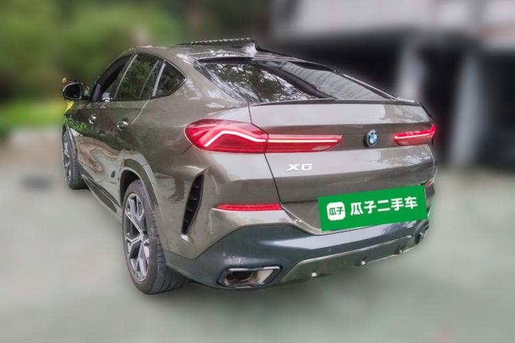 Used BMW X6 2022 Second Facelift xDrive40i M Sport Package Rear Left 45 Deg
