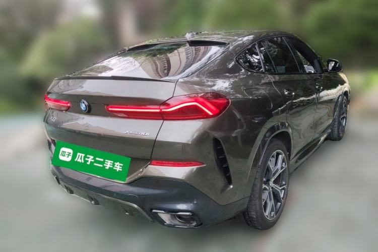 Used BMW X6 2022 Second Facelift xDrive40i M Sport Package Rear Right 45 Deg