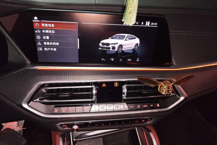 Used BMW X6 2022 Second Facelift xDrive40i Luxury Version M Sport Package Audio And AC Panel