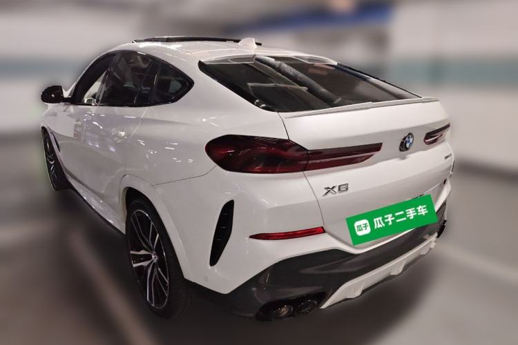 Used BMW X6 2022 Second Facelift xDrive40i Luxury Version M Sport Package Rear Left 45 Deg