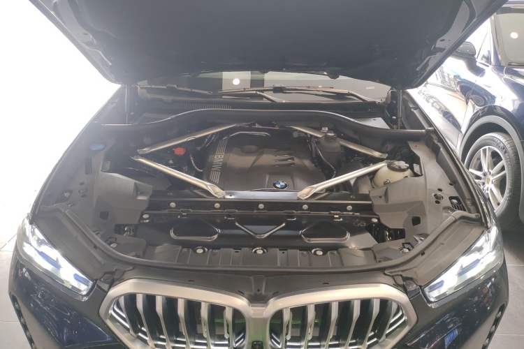 Used BMW X6 2023 xDrive40i Luxury Model with M Sport Package Engine Bay