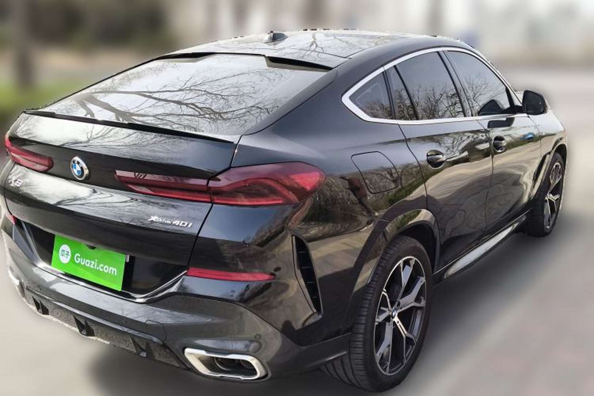 Used BMW X6 2023 xDrive40i Luxury Model with M Sport Package Rear Right 45 Deg