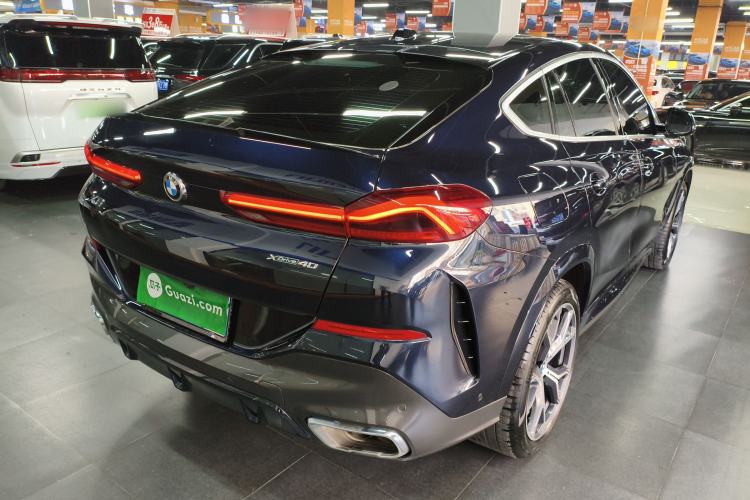 Used BMW X6 2023 xDrive40i Luxury Model with M Sport Package Rear Right 45 Deg