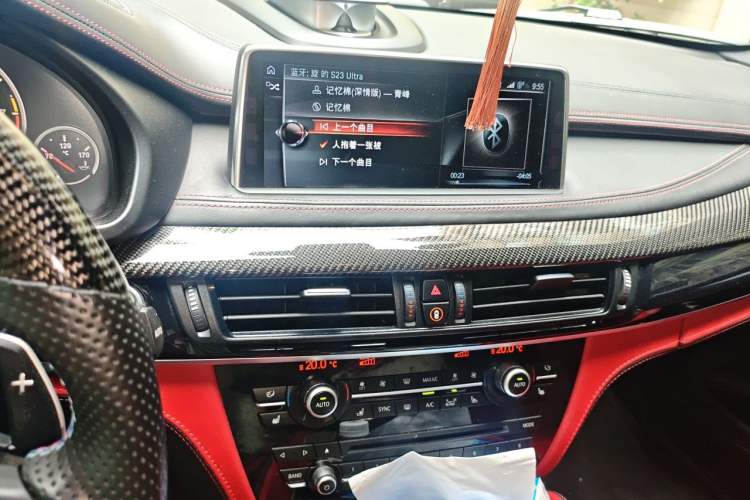 Used BMW X6 M 2015 X6 M Audio And AC Panel