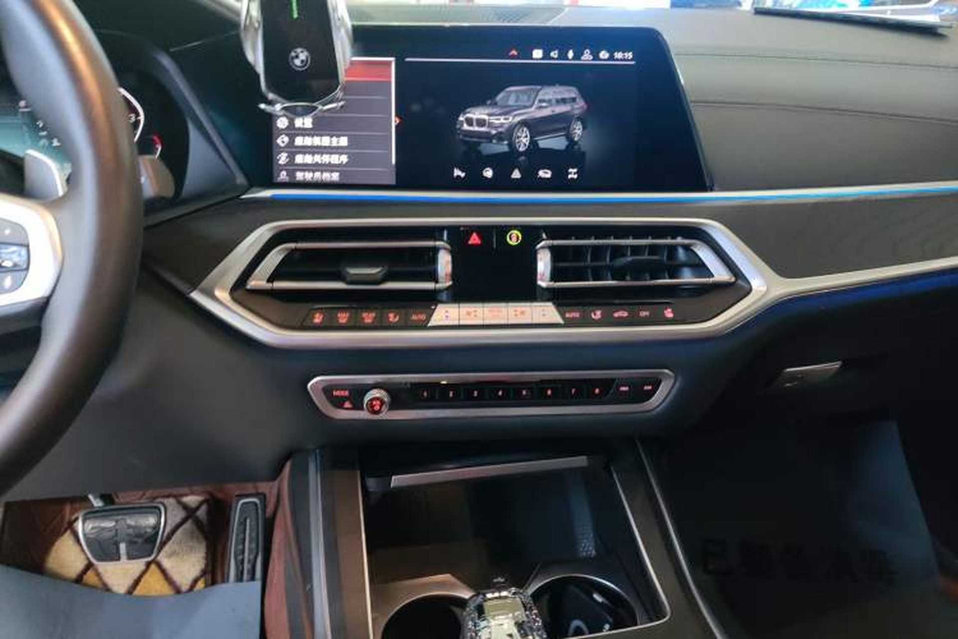 Used BMW X7 2019 xDrive40i Luxury M Sport Package Audio And AC Panel