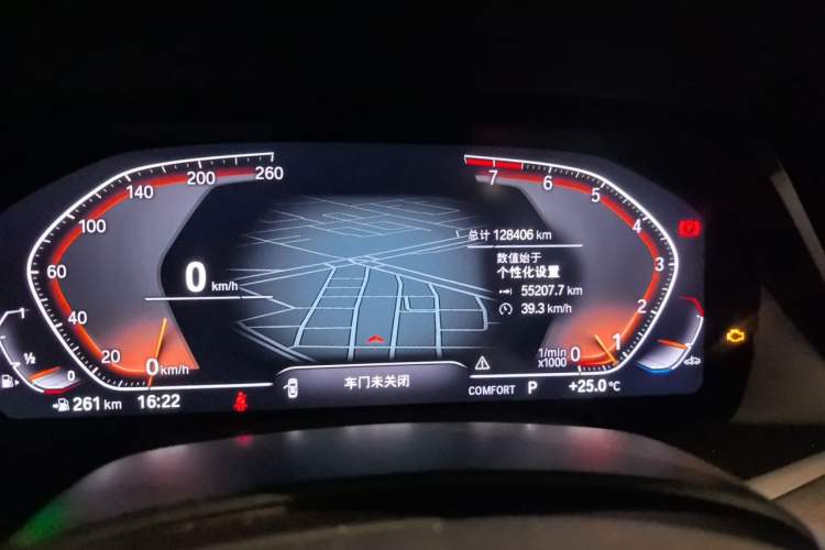 Used BMW X7 2019 xDrive40i Luxury M Sport Package Odometer Close Up