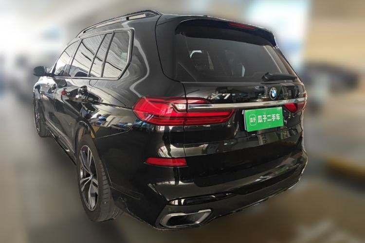 Used BMW X7 2019 xDrive40i Luxury M Sport Package Rear Left 45 Deg