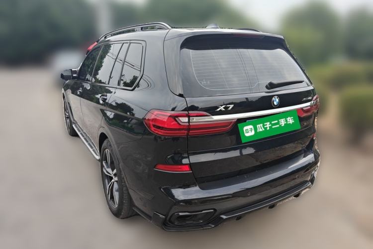 Used BMW X7 2019 xDrive40i Luxury M Sport Package Rear Left 45 Deg